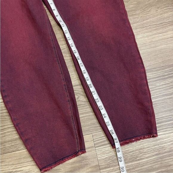 Hot Topic HT Denim Red Hi-Rise Button Fly Super Skinny Jeans - Picture 10 of 13